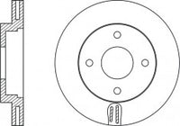 จานโรเตอร์, NIBK, 40206-AX000, RN22004V, NISSAN (018417)