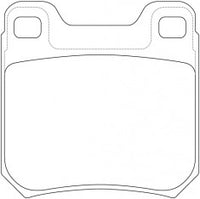 NIBK, Brake Pad, DB1273, PN0024, BENDIX