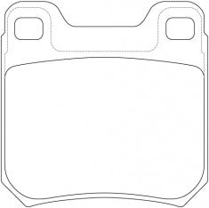 NIBK, Brake Pad, DB1273, PN0024, BENDIX