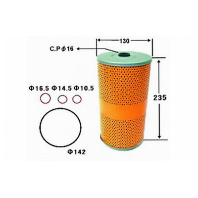 NISSAN UD Trucks, Oil Filter Element, RF8/RF10/RH10/PF6T/RE8 15274-99986