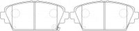 NIBK, Brake Pad, 572429B, PN8106, BENDIX EUR
