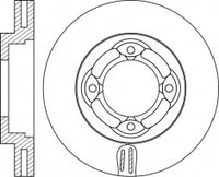 Rotor Disc, NIBK, 43512-28150, RN1534V, TOYOTA (019071)