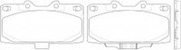NIBK, Performance Brake Pads, A-430WK, , AKEBONO