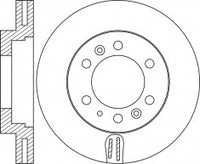 Rotor Disc, NIBK, 1 727 183, RN1750V, FORD (017339)