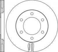 จานโรเตอร์, NIBK, 561392B, RN1631V, BENDIX (017990)
