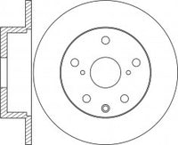 Rotor Disc, NIBK, 42431-58020, RN1670, TOYOTA (018820)
