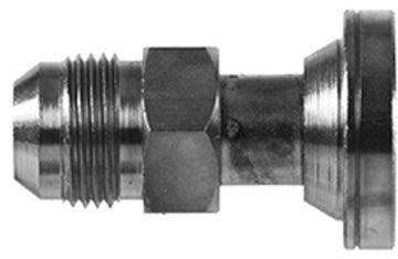 1800-20-24 - 1-1/4" JIC (1-5/8"-12 เกลียว) x 1-1/2" Code 62 ข้อต่อฟิตติ้งไฮดรอลิกหน้าแปลน (082024)