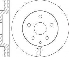 Rotor Disc, NIBK, TK78-33-251, RN2092V, MAZDA (018022)