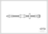 Shaft Seal, crankshaft, CORTECO, OEM 1351043G00, Article number 1 9 0 3 7 0 2 3 B, NISSAN (110127)