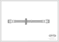 สายเบรค CORTECO OEM 7667806 หมายเลขสินค้า 1 9 0 1 8 1 3 2, ALFA ROMEO (106909)
