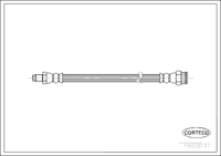 Seal Ring, valve stem, CORTECO, OEM 222242B000, Article number 1 9 0 3 7 0 6 9, HYUNDAI (110144)