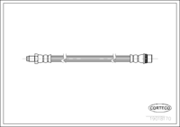 Brake Hose, CORTECO, OEM 7701349304, Article number 1 9 0 1 8 1 7 0, RENAULT (106943)