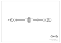 สายเบรค CORTECO OEM 3447432 หมายเลขสินค้า 1 9 0 1 8 5 2 1, VOLVO (107035)