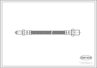 สายเบรค CORTECO OEM NRC2211 หมายเลขสินค้า 1 9 0 1 8 5 4 3, LAND ROVER (107042)