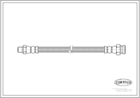 สายเบรค, CORTECO, OEM 480614, หมายเลขสินค้า 1 9 0 1 8 6 1 5, PEUGEOT (107076)