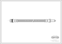 ซีลเพลาข้อเหวี่ยง, CORTECO, OEM 11117511396, หมายเลขสินค้า 2 0 0 1 9 5 4 6 B, BMW (110466)