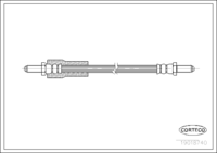 Brake Hose, CORTECO, OEM 1520230, Article number 1 9 0 1 8 7 4 0, FORD (107127)
