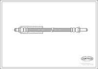 Shaft Seal, crankshaft, CORTECO, OEM 1669970046, Article number 2 0 0 2 6 2 7 5 B, MERCEDES-BENZ (110503)