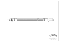 สายเบรค CORTECO OEM GBH248 เลขสินค้า 1 9 0 1 8 7 9 3, MG (107159)