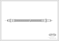Brake Hose, CORTECO, OEM 1205977, Article number 1 9 0 1 8 7 9 5, VOLVO (107160)