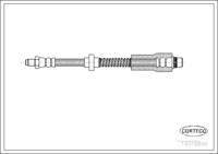 Shaft Seal, crankshaft, CORTECO, OEM 1609970146, Article number 2 0 0 3 0 1 1 2 B, MERCEDES-BENZ (110553)
