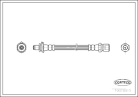 สายเบรค, CORTECO, OEM 562352, หมายเลขสินค้า 1 9 0 1 8 9 1 5, OPEL (107207)