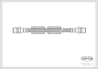 Shaft Seal, crankshaft, CORTECO, OEM 1129970046, Article number 2 0 0 3 1 9 0 6 B, MERCEDES-BENZ (110574)