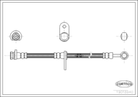 Shaft Seal, differential, CORTECO, OEM 3583530M2, Article number 2 0 0 3 3 4 0 8 B, MASSEY FERGUSON (110578)