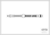 Shaft Seal, camshaft, CORTECO, OEM 129971646, Article number 2 0 0 3 4 0 8 7 B, MERCEDES-BENZ (110602)