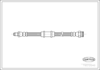 สายเบรค, CORTECO, OEM 50008743, หมายเลขสินค้า 1 9 0 1 9 9 4 6, FIAT (107281)
