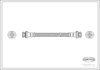 Brake Hose, CORTECO, OEM 4620489914, Article number 1 9 0 2 5 7 3 1, NISSAN (107394)