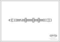 สายเบรค CORTECO OEM 1359291 หมายเลขสินค้า 1 9 0 2 5 8 4 9, VOLVO (107423)