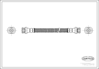 Brake Hose, CORTECO, OEM MR129779, Article number 1 9 0 2 5 9 1 6, MITSUBISHI (107445)