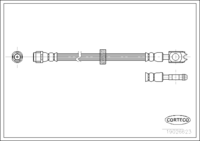 Shaft Seal, intermediate shaft, CORTECO, OEM 4403530, Article number 4 6 0 8 5 5 0 9 B, OPEL (117998)