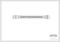 สายเบรค, CORTECO, OEM 34321159524, หมายเลขสินค้า 1 9 0 2 6 6 8 6, BMW (107597)
