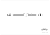 Seal Ring, valve stem, CORTECO, OEM 1020500058, Article number 4 9 3 5 4 4 4 5, MERCEDES-BENZ (118025)