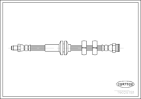 สายเบรค CORTECO OEM 46474539 หมายเลขสินค้า 1 9 0 2 9 7 8 1, ALFA ROMEO (107835)
