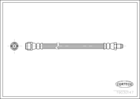 สายเบรค CORTECO OEM 1684280635 หมายเลขสินค้า 1 9 0 3 0 1 4 7, MERCEDES-BENZ (107845)