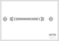 Seal Ring, stub axle, CORTECO, OEM 1400084, ပုဒ်မ 8 2 0 3 4 6 7 3, DAF (122805)