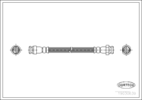 สายเบรค CORTECO OEM 46430671003 หมายเลขสินค้า 1 9 0 3 0 3 6 9, HONDA (107900)