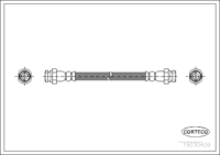 สายเบรค CORTECO OEM 4621389918 หมายเลขสินค้า 1 9 0 3 0 4 0 9, NISSAN (107903)
