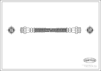 สายเบรค CORTECO OEM MB150761 หมายเลขสินค้า 1 9 0 3 0 4 3 9, MITSUBISHI (107907)