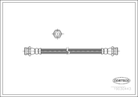 สายเบรค CORTECO OEM 4621201A11 หมายเลขสินค้า 1 9 0 3 0 4 4 3, NISSAN (107909)