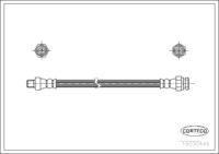 สายเบรค CORTECO OEM MB238152 เลขสินค้า 1 9 0 3 0 4 4 6, MITSUBISHI (107912)