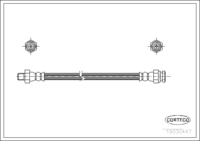 สายเบรค CORTECO OEM MB238151 เลขสินค้า 1 9 0 3 0 4 4 7, MITSUBISHI (107913)