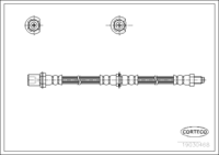 Brake Hose, CORTECO, OEM 9004922083, Article number 1 9 0 3 0 4 6 8, DAIHATSU (107918)