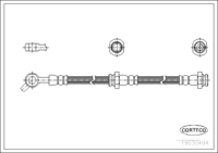 สายเบรค CORTECO OEM 46201Y9500 หมายเลขสินค้า 1 9 0 3 0 4 9 4, NISSAN (107930)