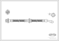 สายเบรค CORTECO OEM 4621028B00 หมายเลขสินค้า 1 9 0 3 0 5 0 5, NISSAN (107934)