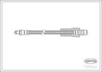 สายเบรค, CORTECO, OEM 4D0611775B, หมายเลขสินค้า 1 9 0 3 1 0 6 9, AUDI (107956)