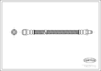 Brake Hose, CORTECO, OEM 2204200148, Article number 1 9 0 3 1 1 7 0, MERCEDES-BENZ (107969)